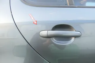 Seat Leon Toledo 1M Tür hinten rechts Beifahrerseite grau LS7T - Bild 2