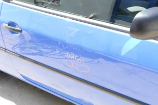 VW Lupo Seat Arosa Tür vorne rechts Beifahrertür blau LR5A (mechanischerFenst - Bild 5