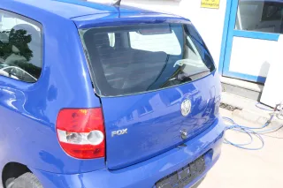 VW Fox 5Z Heckklappe Kofferraumklappe Klappe hinten + Scheibe blau LL5M - Bild 3