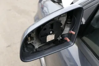 Audi A4 B6 8E Spiegel Außenspiegel links elektrisch verstellbar grau LX7Z delphi - Bild 2
