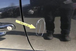 VW Golf 5 V 1K Tür Türrahmen hinten links 4/5-Türer schwarz LC9Z met mit Scheibe - Bild 3