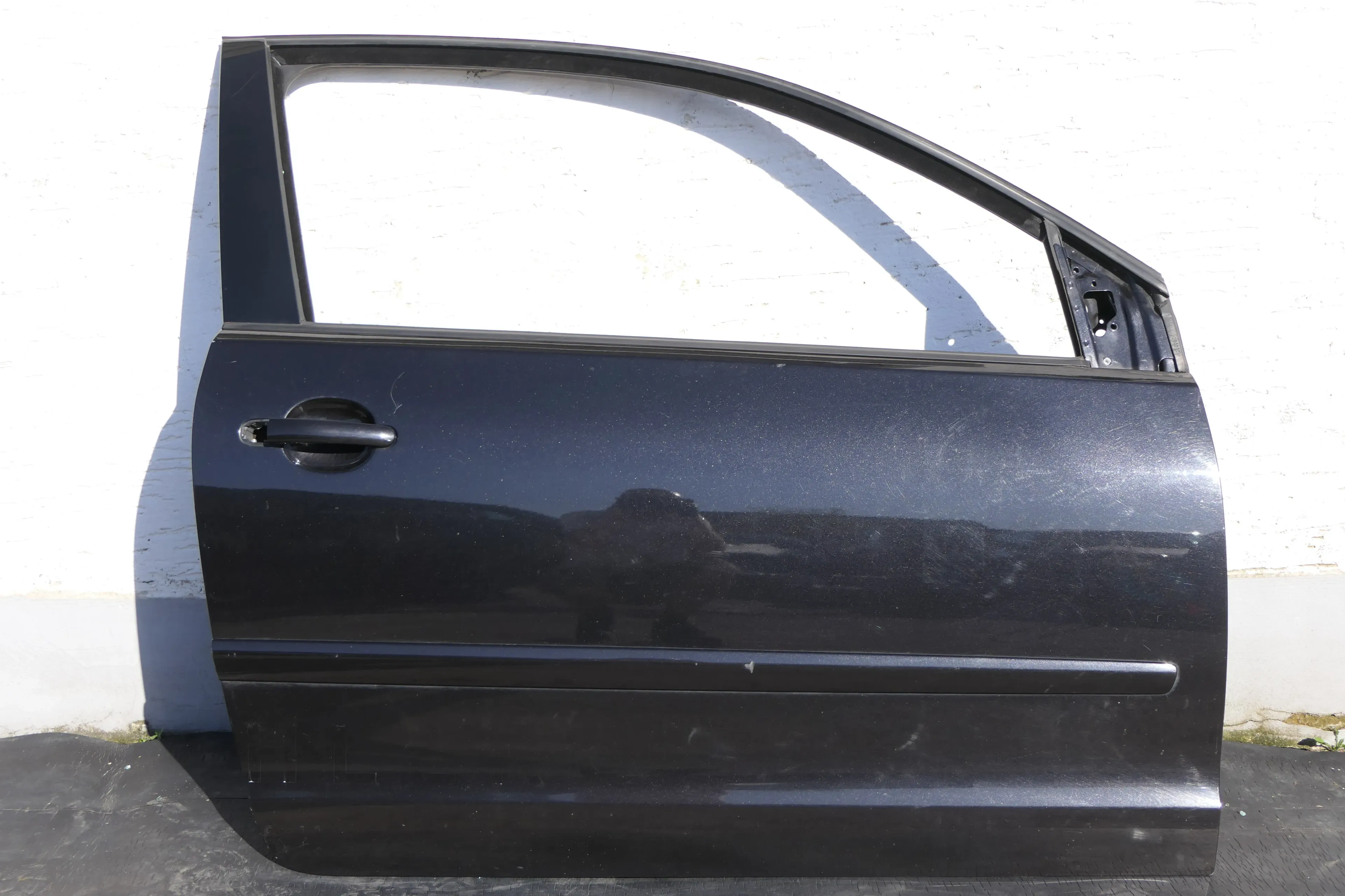 VW Polo 9N 9N3 Tür vorne rechts Beifahrertür 2/3-Türer schwarz LC9Z - Bild 1