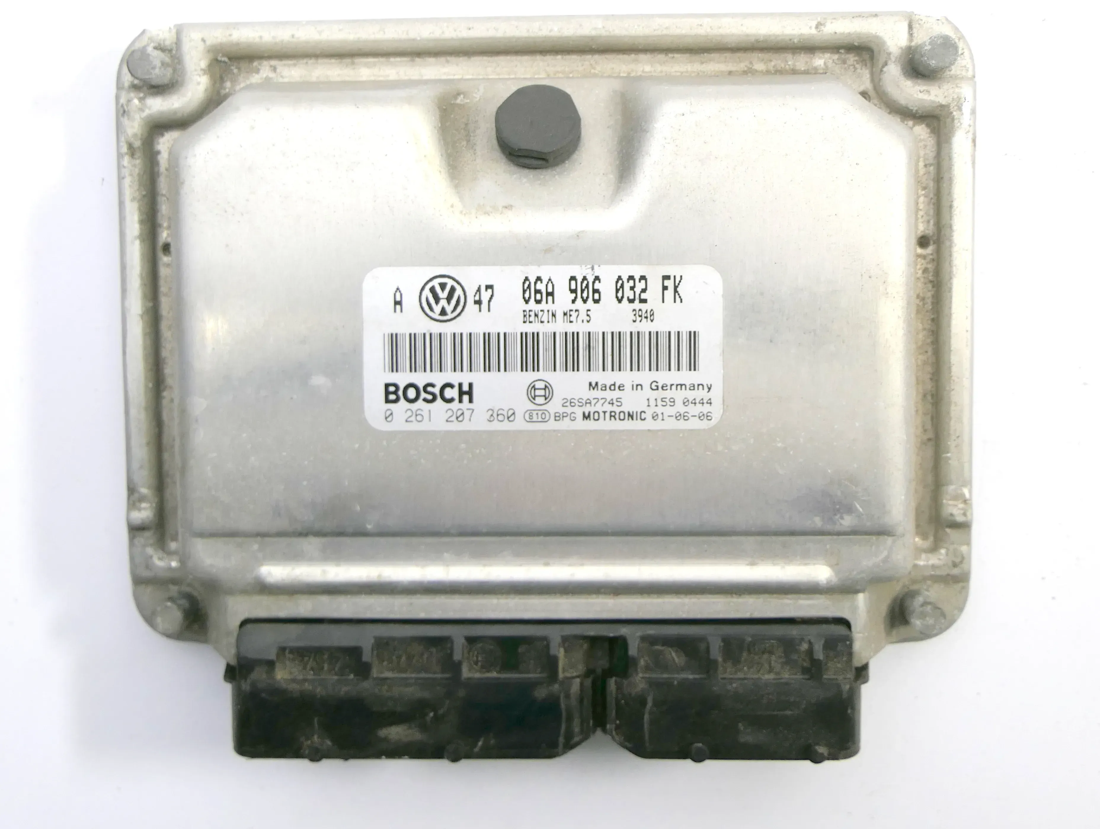 VW Golf 4 Steuergerät Motor 2,0 85kw 06A906032FK AZH AZJ - Bild 1