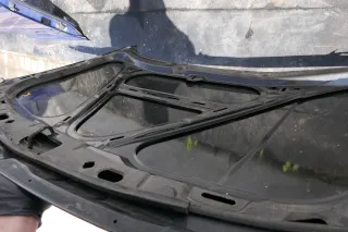VW Golf 4 Motorhaube Haube Klappe vorne schwarz L041 uni - Bild 2