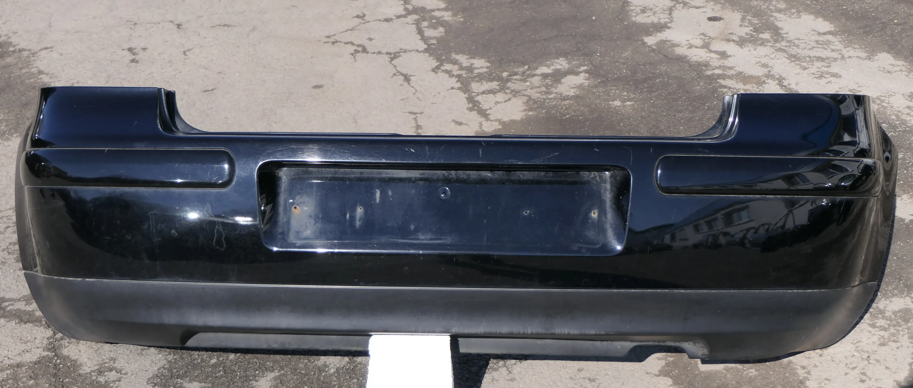 VW Golf 4 Limousine Stoßstange hinten Heckstoßstange Stoßfänger schwarz L041 - Bild 1