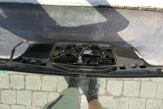 VW Lupo 6X Heckklappe hinten Klappe Kofferraumklappe Scheibe schwarz uni L041 - Bild 2
