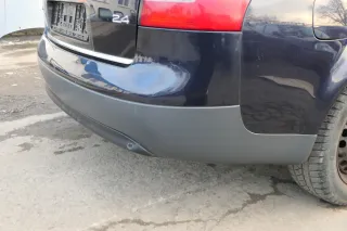 Audi A6 4B Limousine Stoßstange hinten Heckstoßstange Stoßfänger blau LZ5L PDC - Bild 3