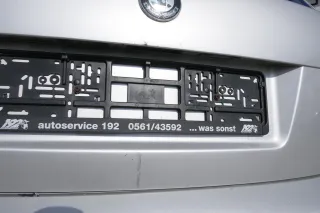 Skoda Fabia 6Y6 Schrägheck Heckklappe Kofferraumklappe hinten grau silber LF7T - Bild 3