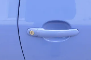 VW Lupo Seat Arosa Tür vorne rechts Beifahrertür blau LR5A (mechanischer Fenster - Bild 3
