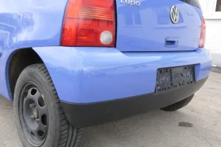 VW Lupo Stoßstange hinten Heckstoßstange Stoßfänger blau LR5A softblau - Bild 4