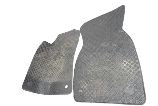 2x Original Audi A6 4B Fußmatten Fußmatte vorne links rechts Gummi - Bild 1
