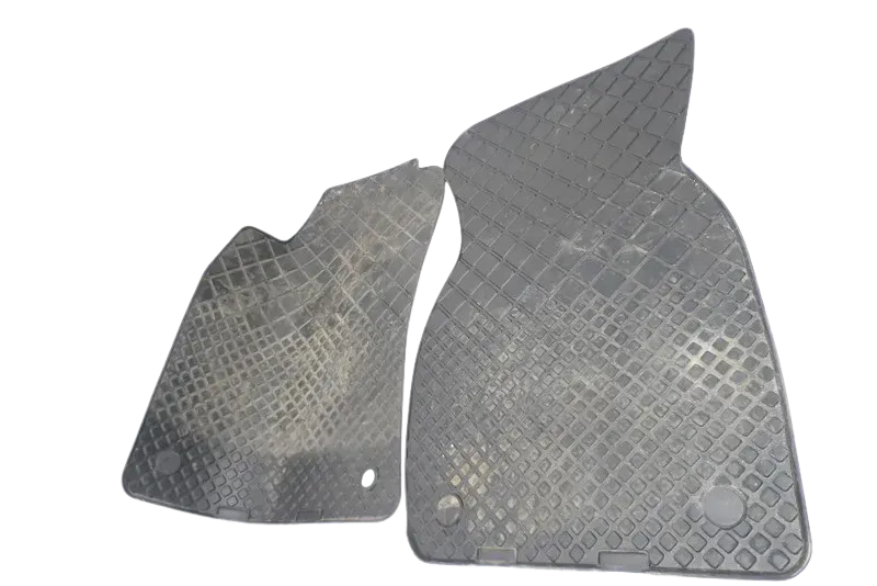 2x Original Audi A6 4B Fußmatten Fußmatte vorne links rechts Gummi - Bild 1