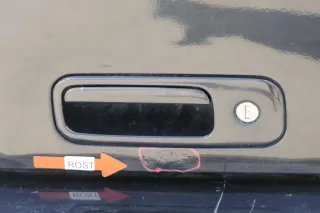 VW Lupo 6X Heckklappe Klappe Kofferraumklappe Scheibe schwarz L041 uni - Bild 5