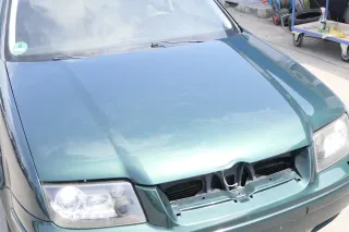 VW Bora Motorhaube Haube Klappe vorne grün LC6M - Bild 2