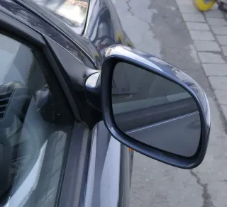 Skoda Octavia 1U elektrisch Spiegel Außenspiegel rechts grau LF7S L8L8 - Bild 2