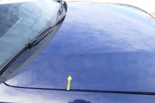 VW Passat 3BG Motorhaube Klappe vorne vorn Haube blau LA5E - Bild 4