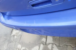 VW Golf 4 Limousine Stoßstange hinten Heckstoßstange Stoßfänger blau LW5Y - Bild 7
