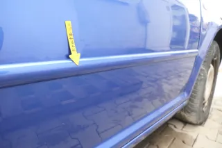 VW Golf 4 Tür vorne rechts Beifahrertür 2/3-Türer blau LW5Y ohnAnbauteile - Bild 3