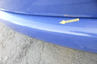 VW Touran 1T Stoßstange hinten Heckstoßstange Stoßfänger blau LL5M - Bild 10