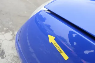 VW Lupo 6X Kotflügel vorne links blau LW5Z - Bild 6