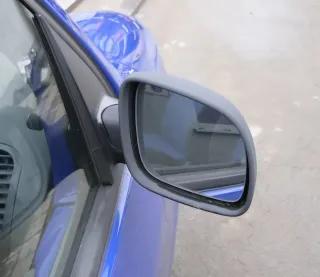 VW Lupo Arosa manueller Spiegel Außenspiegel rechts manuell schwarz matt t - Bild 3