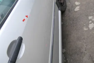 Skoda Fabia 6Y Kombi Limousine Tür vorne rechts Beifahrertür grau silber LF7T - Bild 4