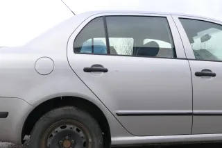 Skoda Fabia 6Y Limousine Schrägheck Tür hinten rechts grau silber LF7T diamantsi - Bild 1