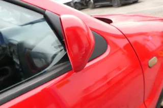 VW Polo 6N manueller manuell Spiegel Außenspiegel rechts rot LP3G & Glas - Bild 3