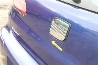 Seat Ibiza 6L Heckklappe Klappe hinten Kofferraumklappe blau LS5S ohneBremsleuch - Bild 5