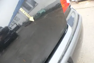 VW Polo 9N3 9N Heckklappe Kofferraumklappe Klappe schwarz L041 - ohne Anbauteile - Bild 4