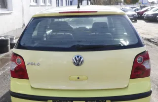 VW Polo 9N3 9N Heckklappe Kofferraumklappe Klappe gelb LD1B ohne Anbauteile - Bild 1