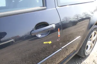 VW Golf 4 Tür vorne links Fahrertür 2/3-Türer blau LC5M ohneAnbauteile - Bild 8