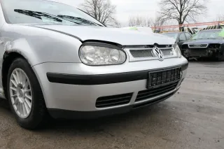 VW Golf 4 1J Stoßstange vorne Stoßfänger vorn grau silber LB7Z Frontstoßstange - Bild 4