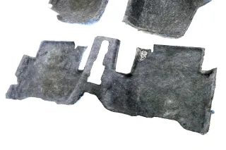 VW Fox 5Z Dämmung unter Teppich Innenraumteppich Bodenbelag Dämpfung komplett - Bild 5