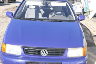 VW Polo 6N Motorhaube Frontklappe Haube vorne Klappe blau LD5D - Bild 1