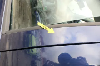 Skoda Octavia 1U Kombi + Limo Tür vorne links Fahrertür blau LF5U 9460 ohne Anba - Bild 8