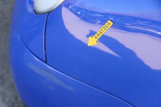 VW Lupo 6X Kotflügel vorne links blau LW5Z - Bild 6