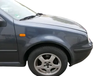 VW Golf 4 1J Kotflügel vorne rechts grau LC7V - Bild 1