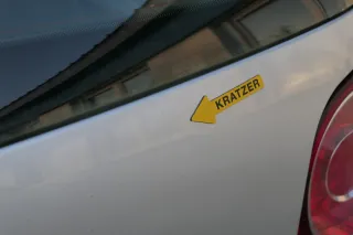 VW Polo 9N3 9N Heckklappe Kofferraumklappe Klappe silber LA7W grau - Scheibe - Bild 5