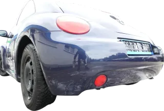 VW New Beetle 9C Stoßstange hinten Stoßfänger blau LG5T Heckstoßfänger - Bild 6