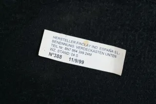 Audi TT 8N Cabrio Verkleidung für Verdeck Verdeckkasten 8N7864399 hinten unten - Bild 6