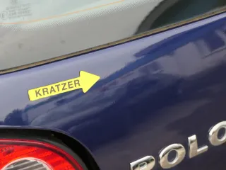 VW Polo 9N3 9N Heckklappe Kofferraumklappe Klappe blau LB5N ohne Anbauteile - Bild 11