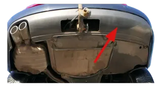 Audi A4 8K B8 Avant nur Spoiler für Stoßstange hinten Heckstoßstange Lippe AHK - Bild 8