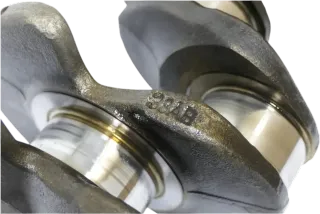 VW Passat 3C Golf Kurbelwelle von Motor 2,0 TDI 03G105021K 38AA 38AB - Bild 5