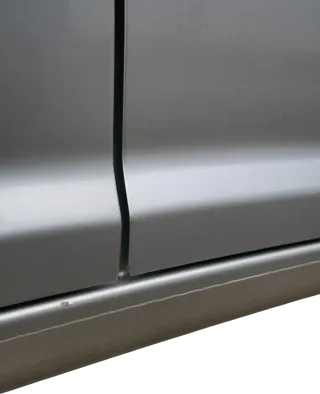 VW Caddy 3 2K Tür vorne rechts Beifahrertür silber LY7W -ohne Anbauteile - Bild 2
