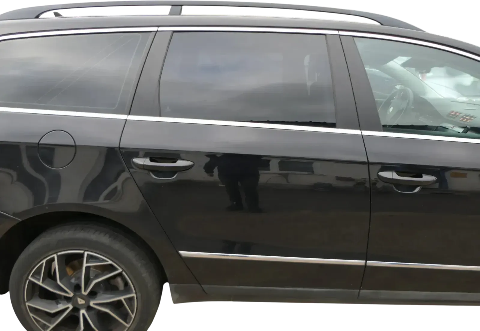 VW Passat 3C Kombi Variant Tür hinten rechts schwarz LC9X ohneAnbauteile - Bild 1