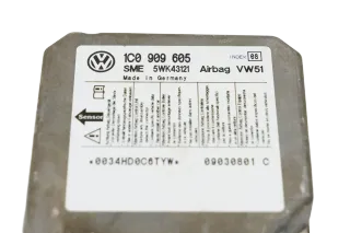 VW Sharan Ford Galaxy 7M Airbagsteuergerät Steuergerät Airbag 1C0909605 Index 08 - Bild 3