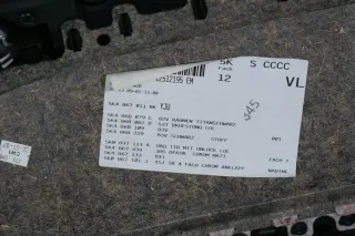 1x VW Golf 6 5K Türverkleidung Verkleidung Tür vorne links 4/5-Türer schwarz - Bild 10