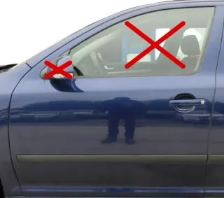Skoda Octavia 1Z Kombi+Limo Tür vorne links Fahrertür blau LF5Q OHNEAnbauteil - Bild 1
