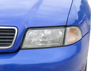 Audi A4 B5 Kombi + Limo Stoßstange vorne Frontstoßstange blau LZ5M Stoßfänger - Bild 2